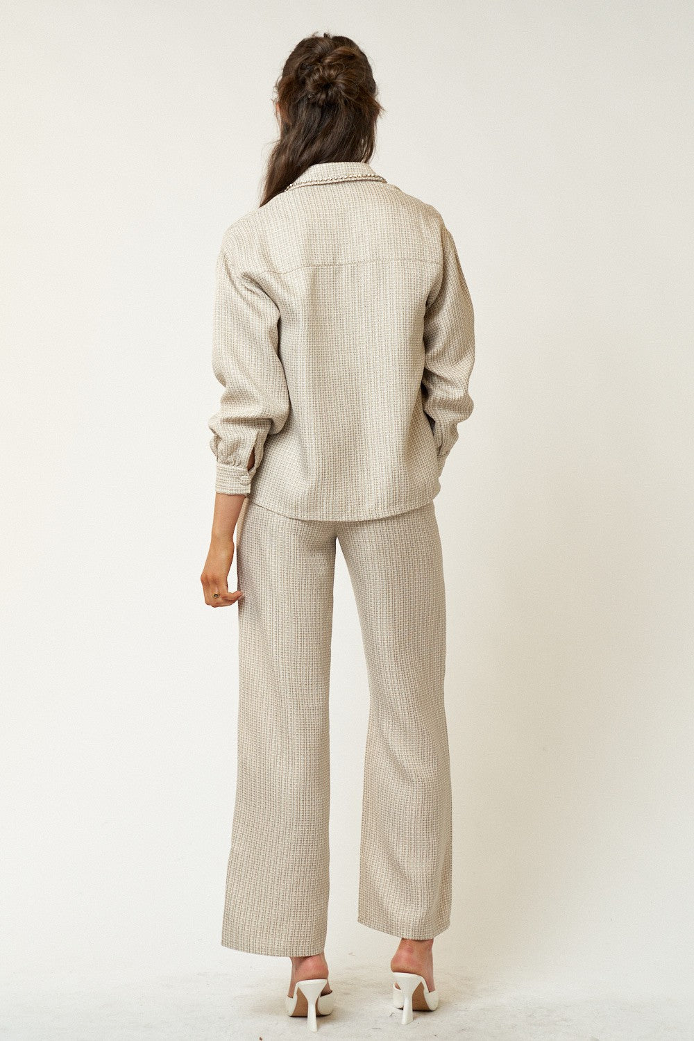 Rhinestone Tweed Jacket Set