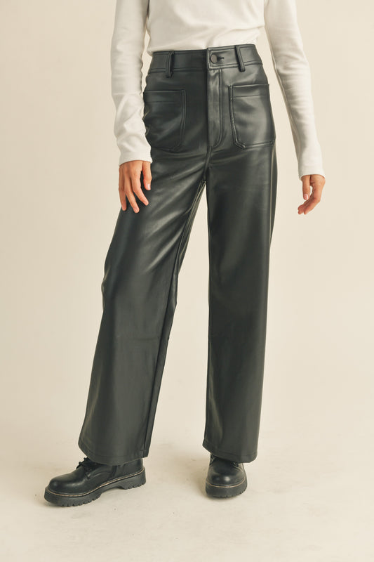 Hallie Leather Pant