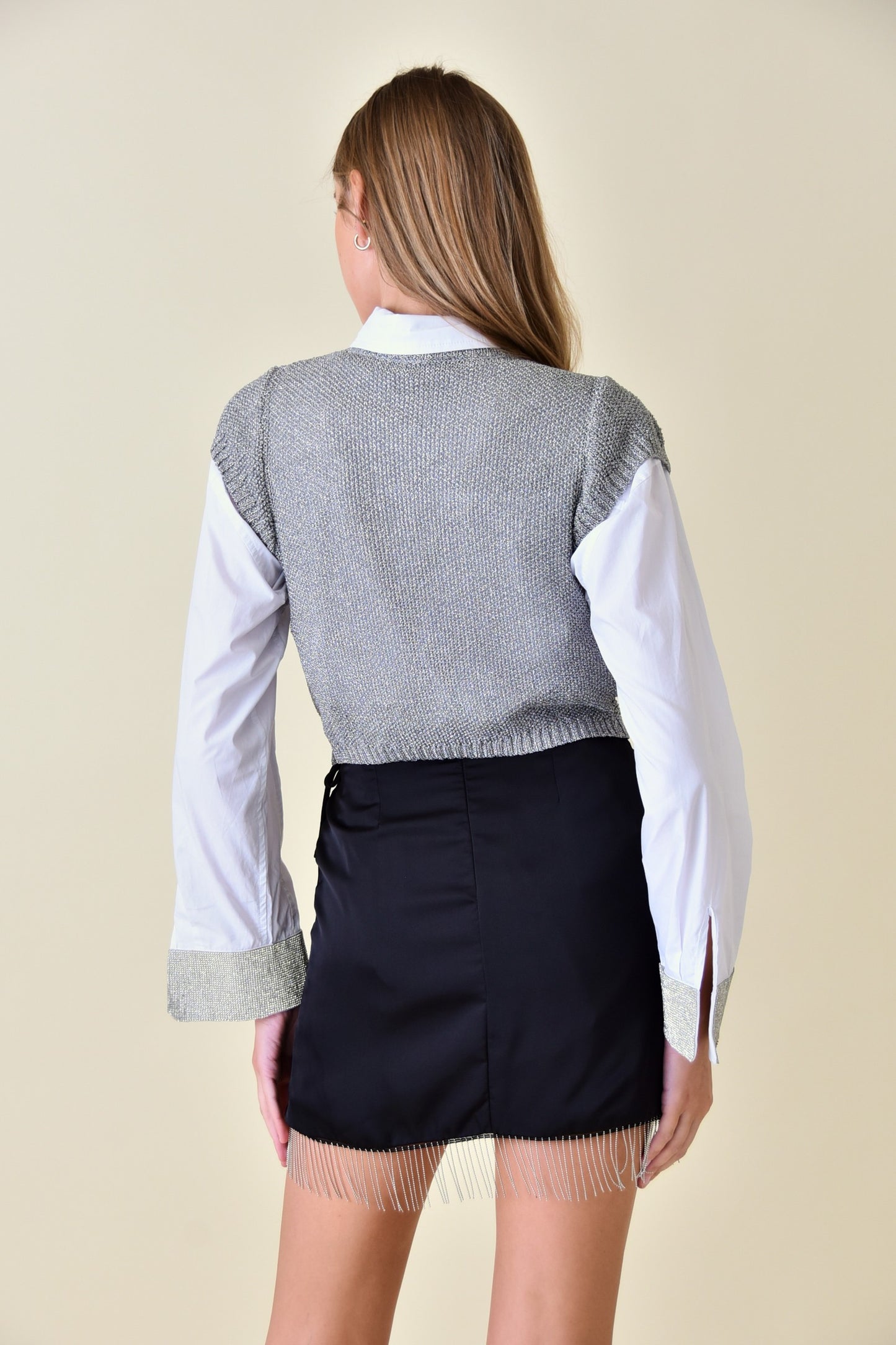 Skylah Metallic Vest