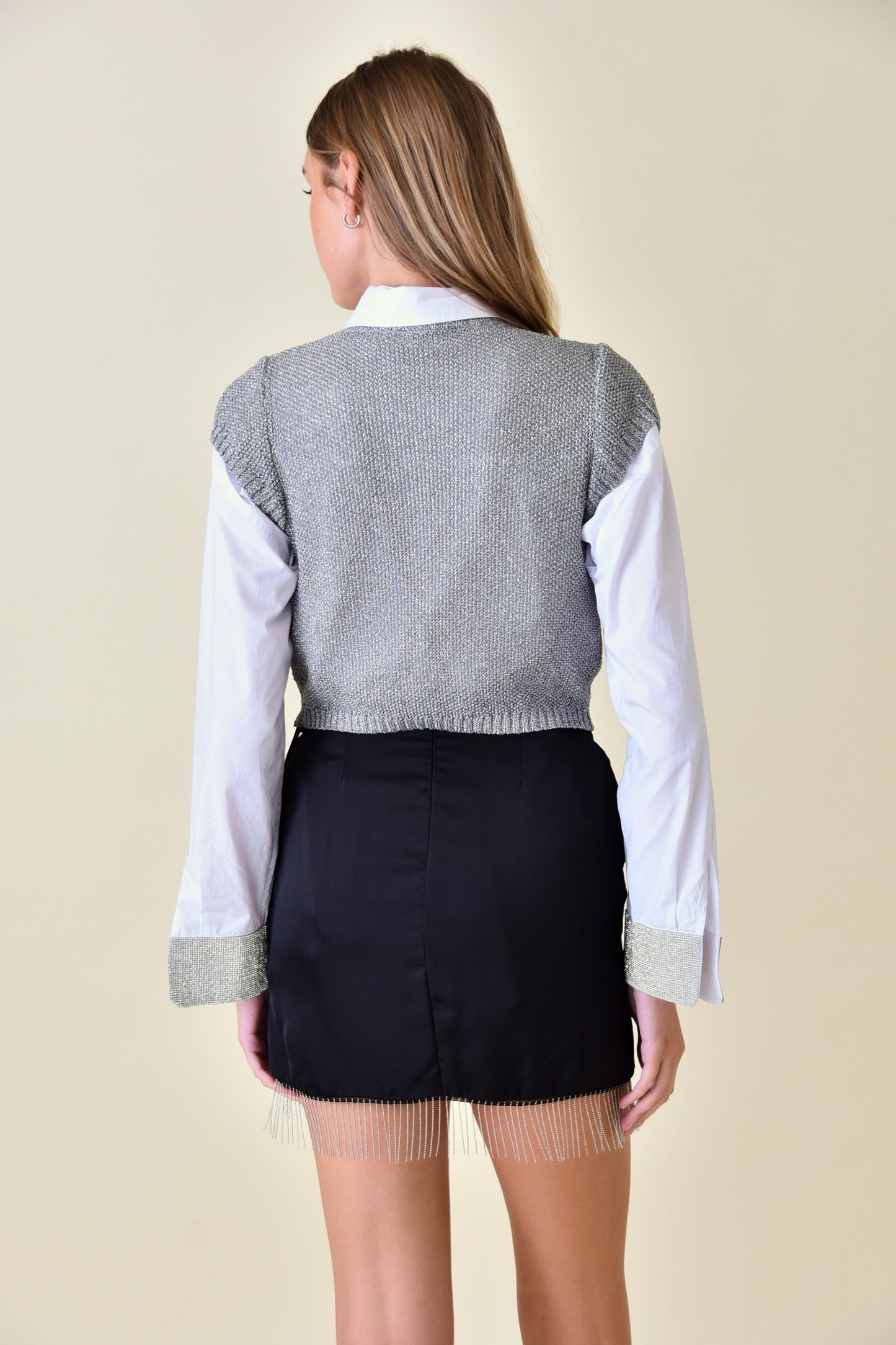 Skylah Metallic Vest