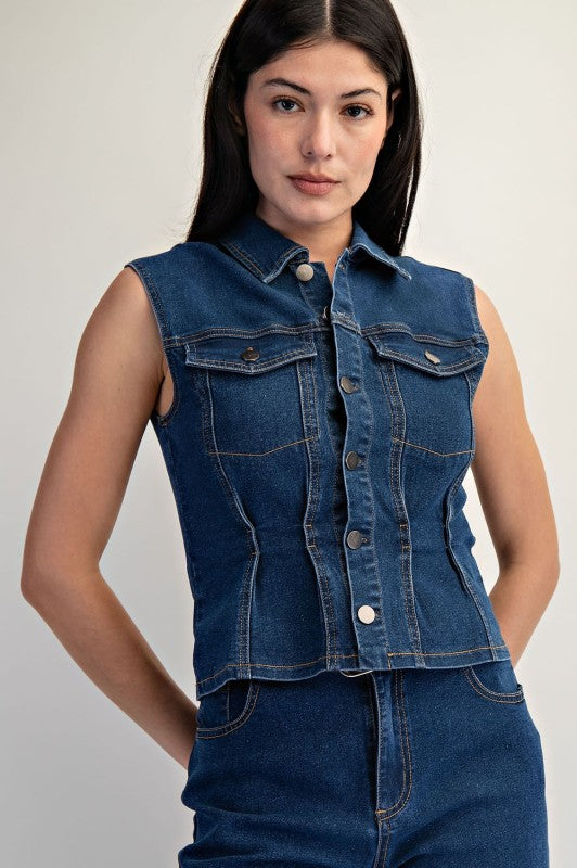 Hannah Denim Vest