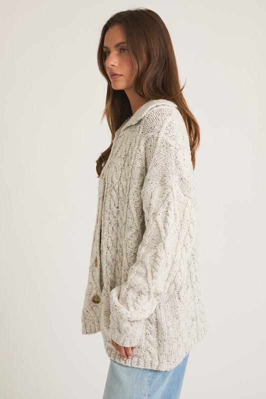 Jenny Cable Knit Cardigan