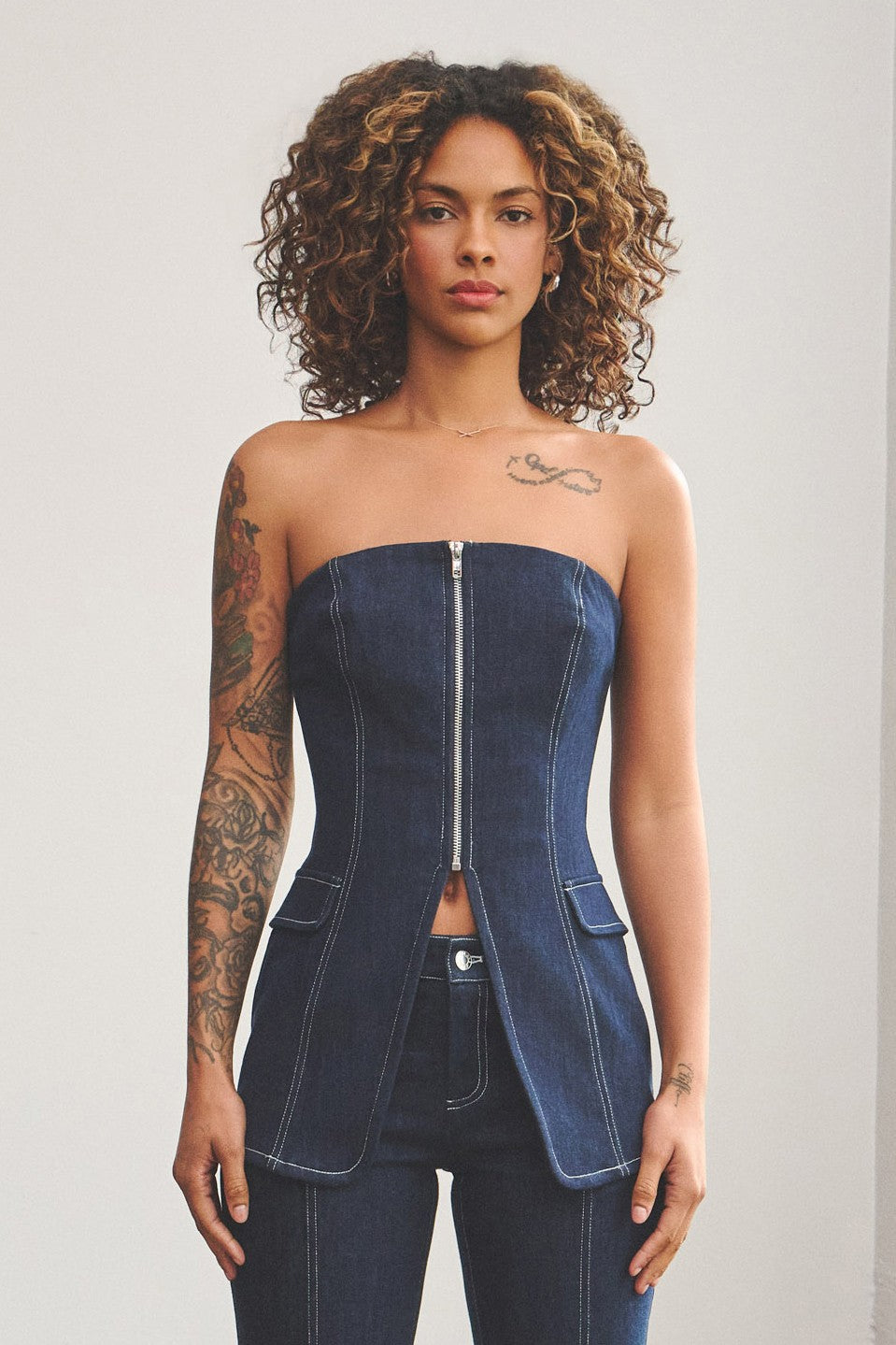 Liv Denim Top