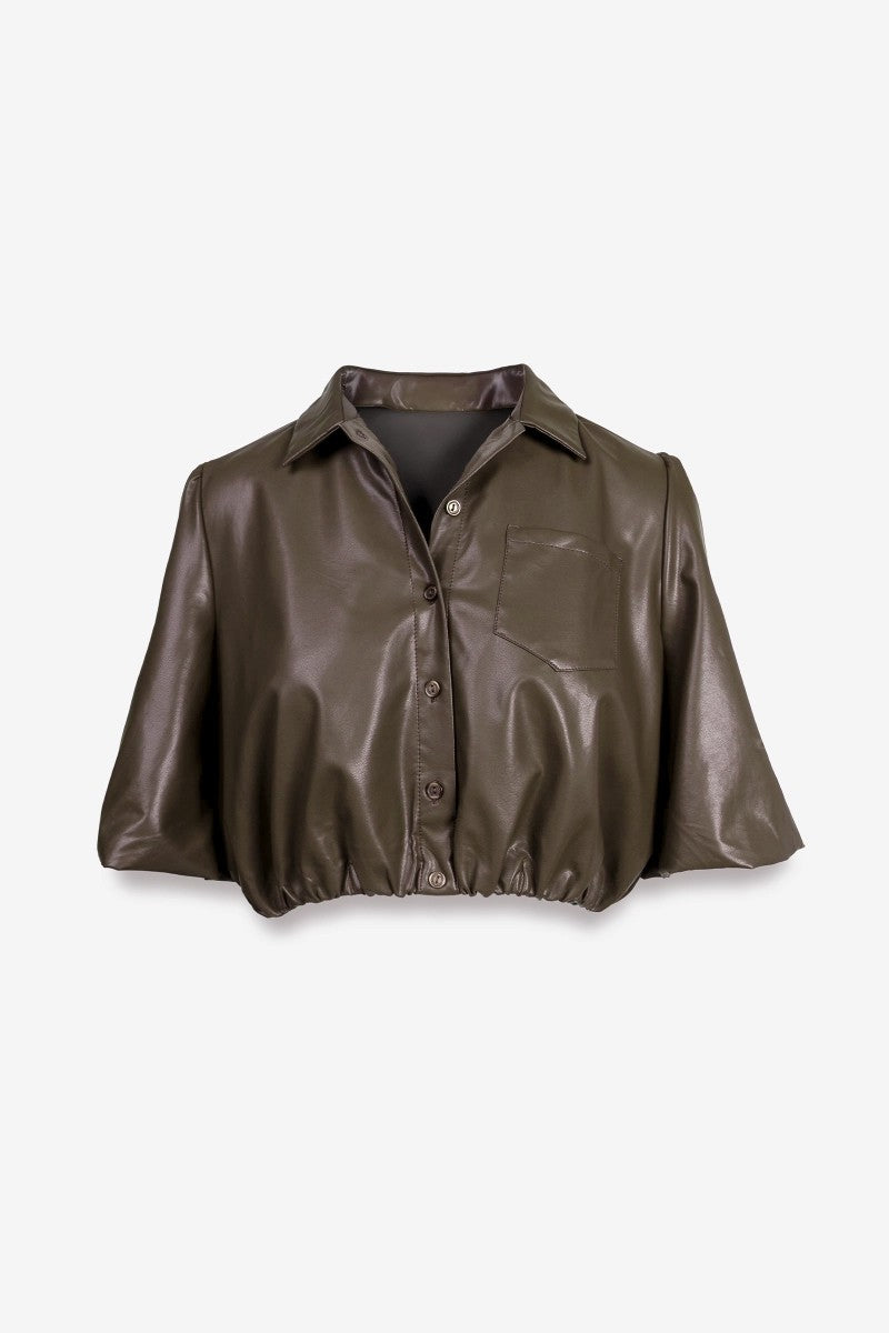 Jane Leather Top