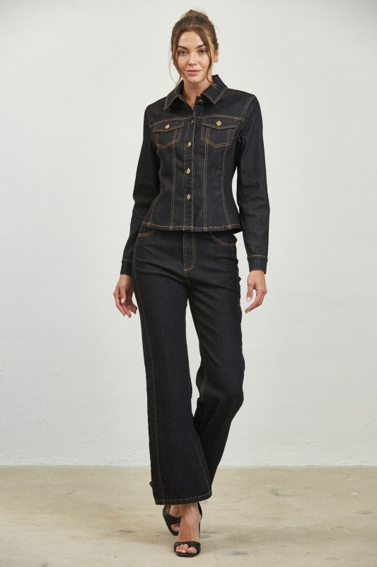 Doreen Denim Top