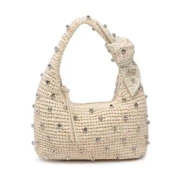Jessa Straw Shoulder Bag