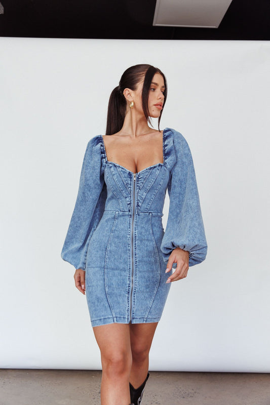 Natasha Denim Dress