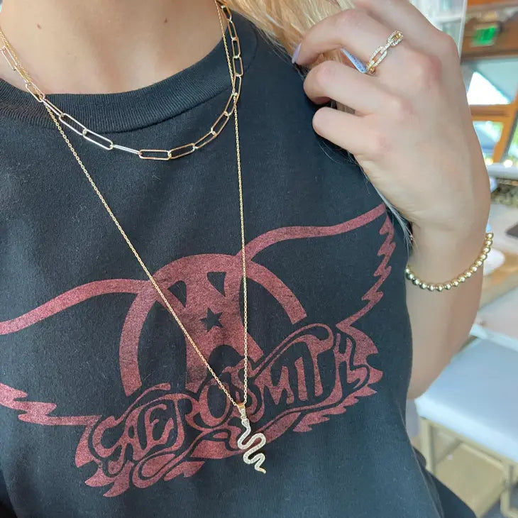 Shimmering Snake Necklace
