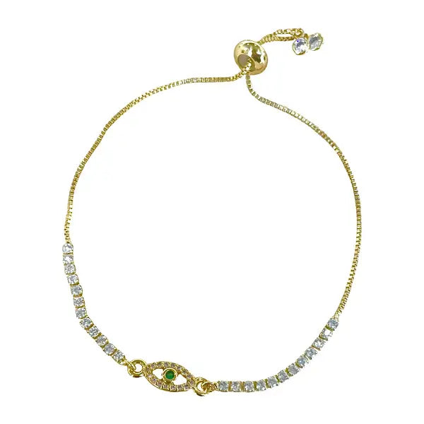 Krissy Gold Slider Bracelet