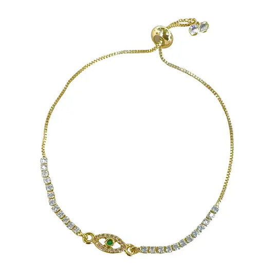 Krissy Gold Slider Bracelet