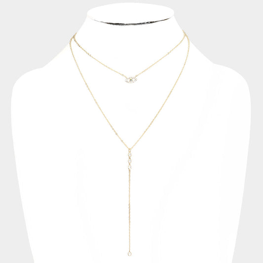 Layered Evil Eye Necklace