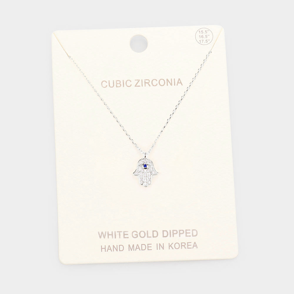 Evil Eye Hand Necklace