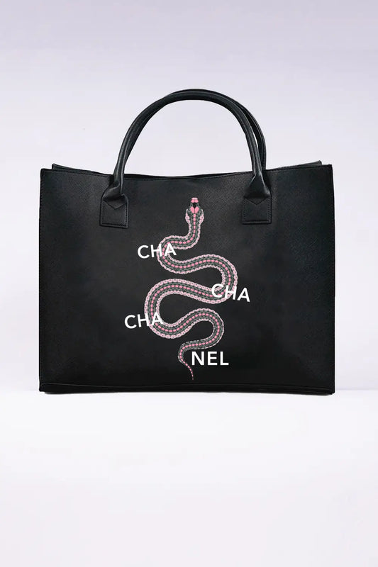 Designer Snake Tote