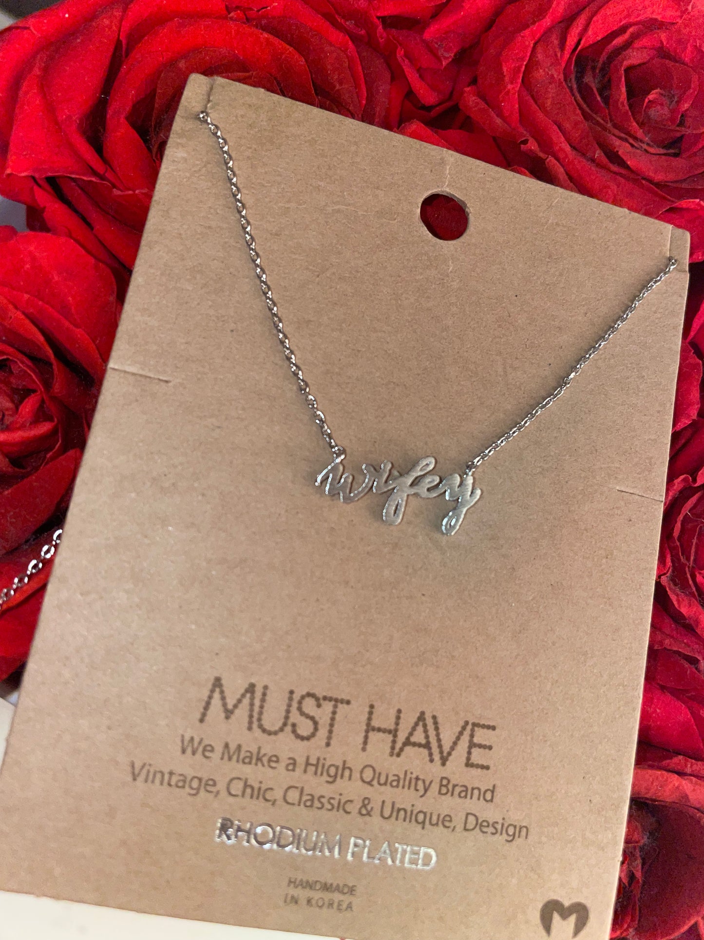 WIFEY necklace
