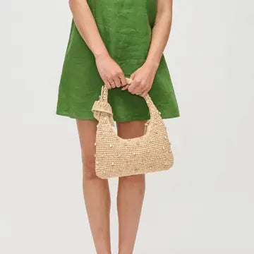 Jessa Straw Shoulder Bag