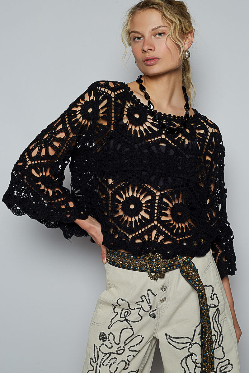 Kimmy Crochet Shirt