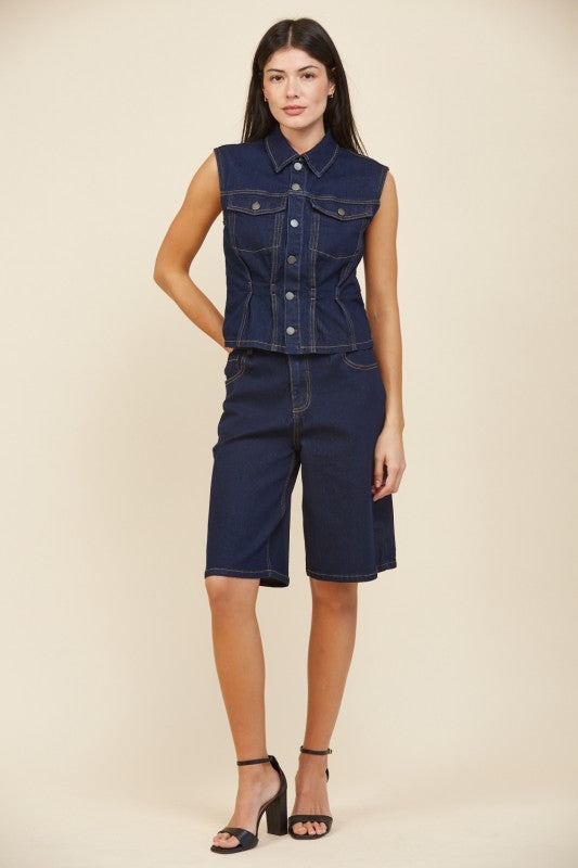 Hannah Denim Vest