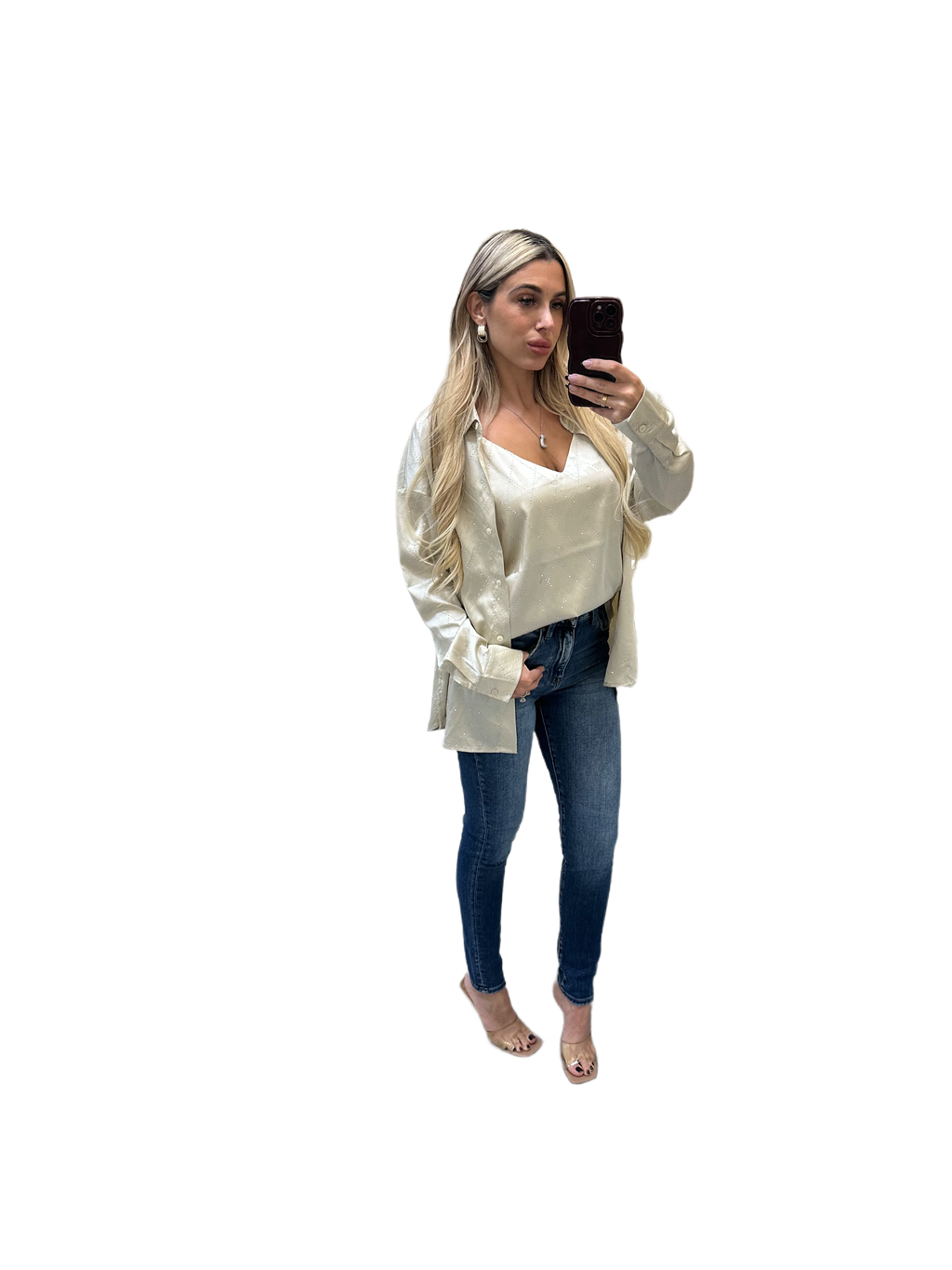 Leslie Rhinestone Shirt
