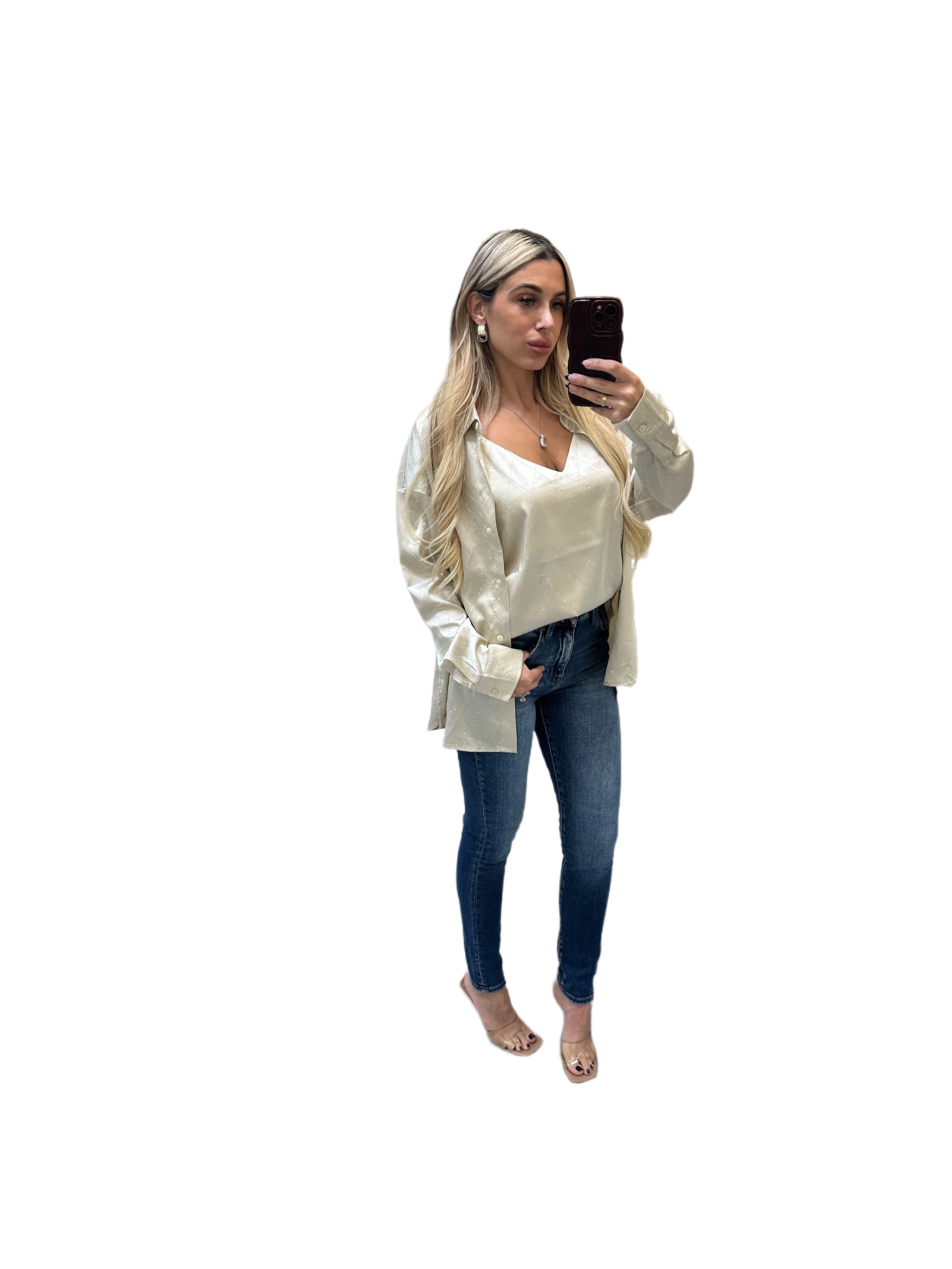 Leslie Rhinestone Shirt