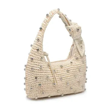 Jessa Straw Shoulder Bag
