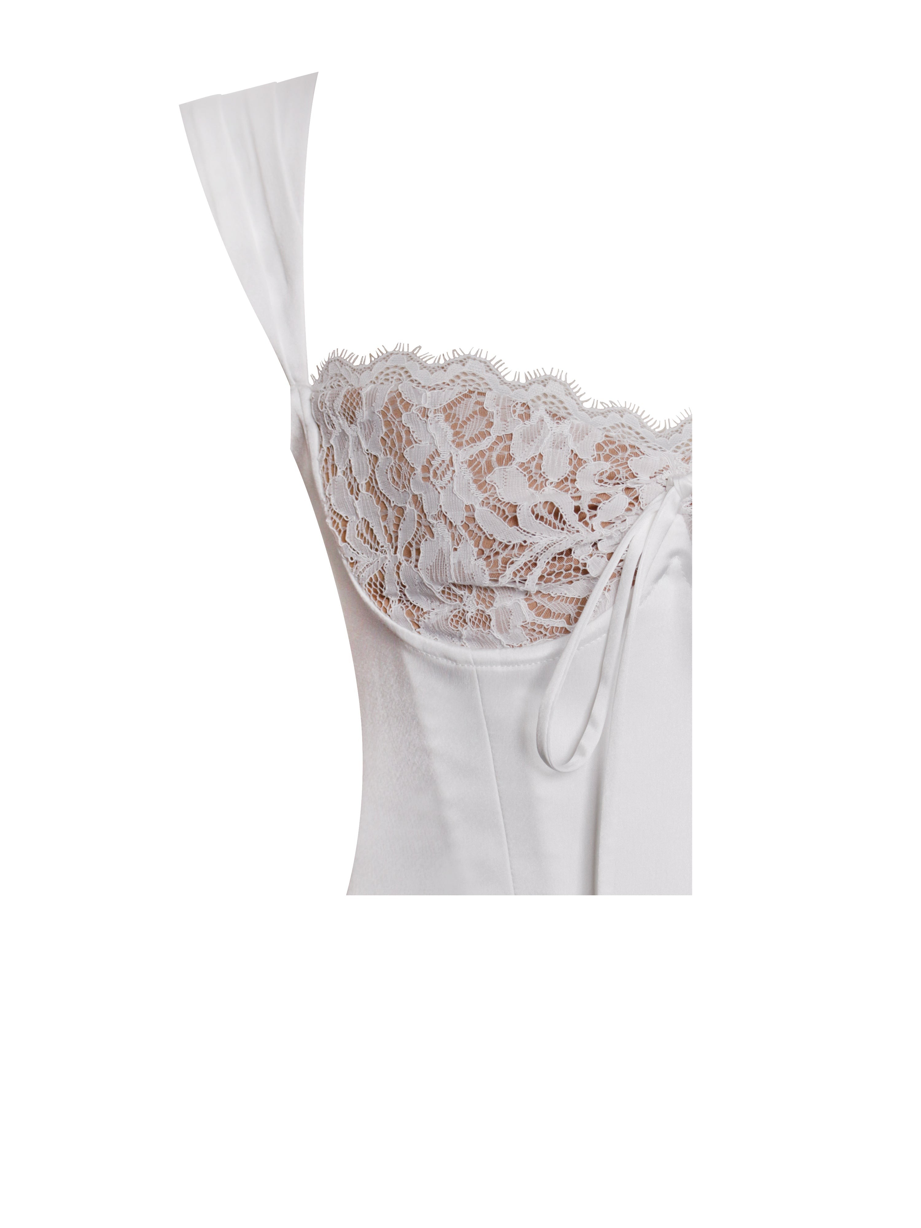 Everly Satin Corset Top