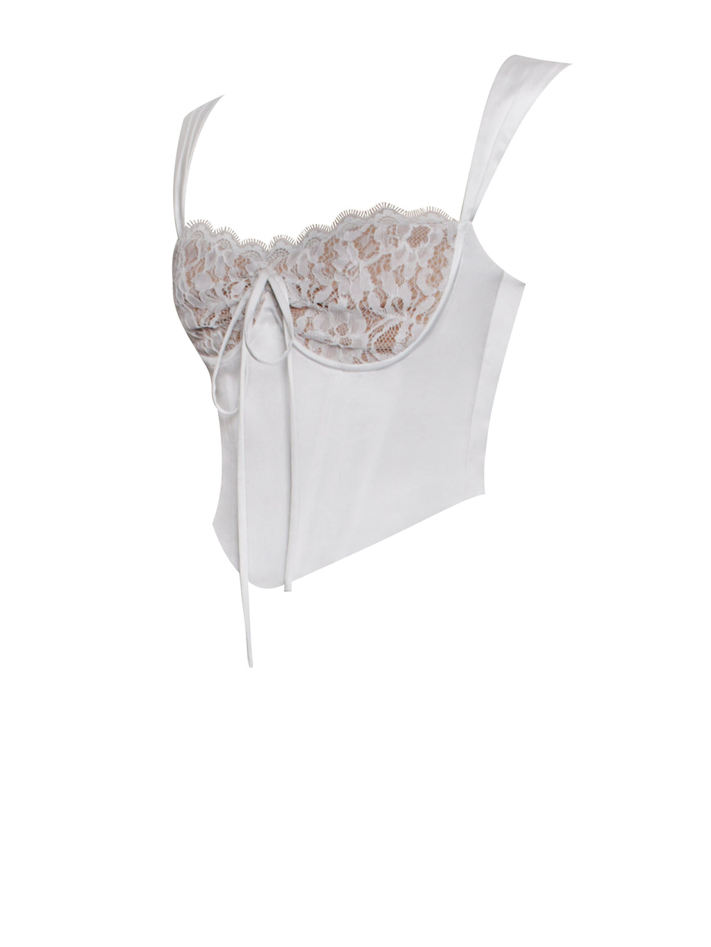 Everly Satin Corset Top