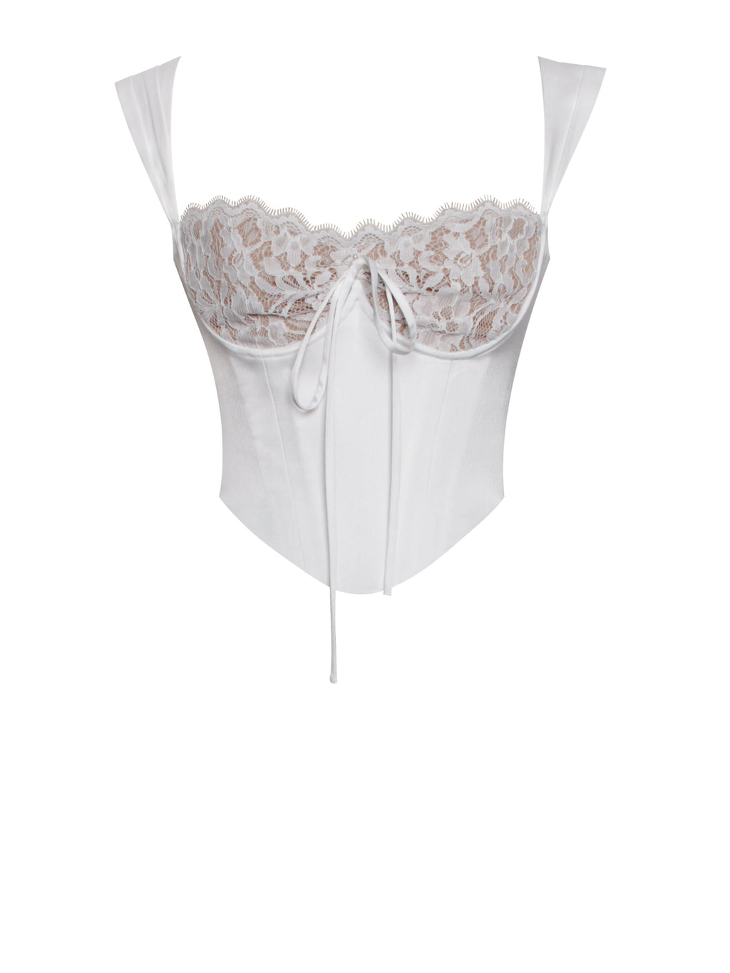 Everly Satin Corset Top