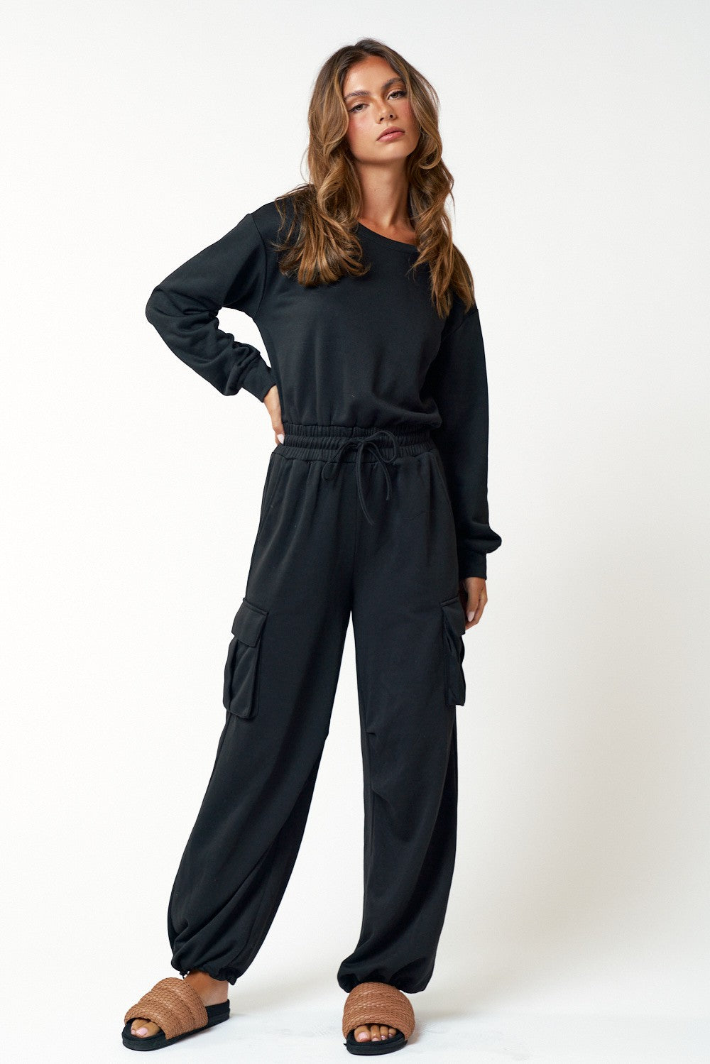 Lazy Days Cargo Jumpsuit