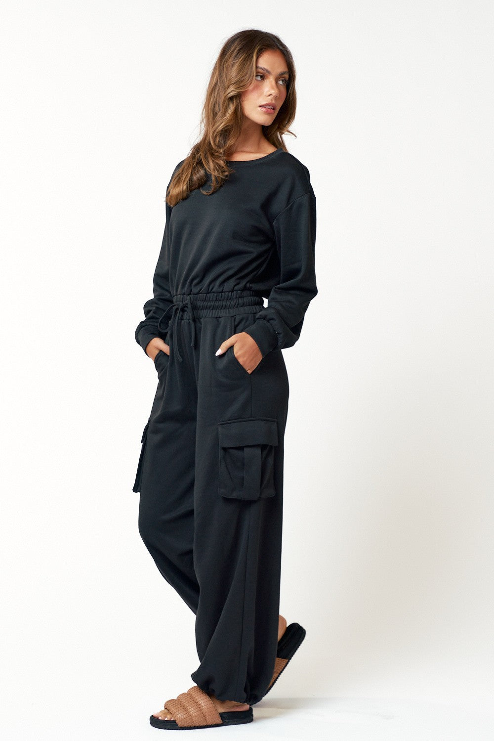 Lazy Days Cargo Jumpsuit