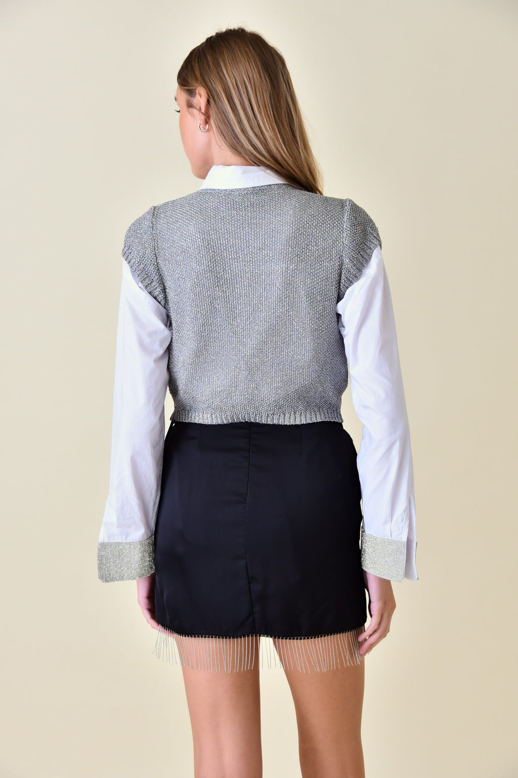 Skylah Metallic Vest