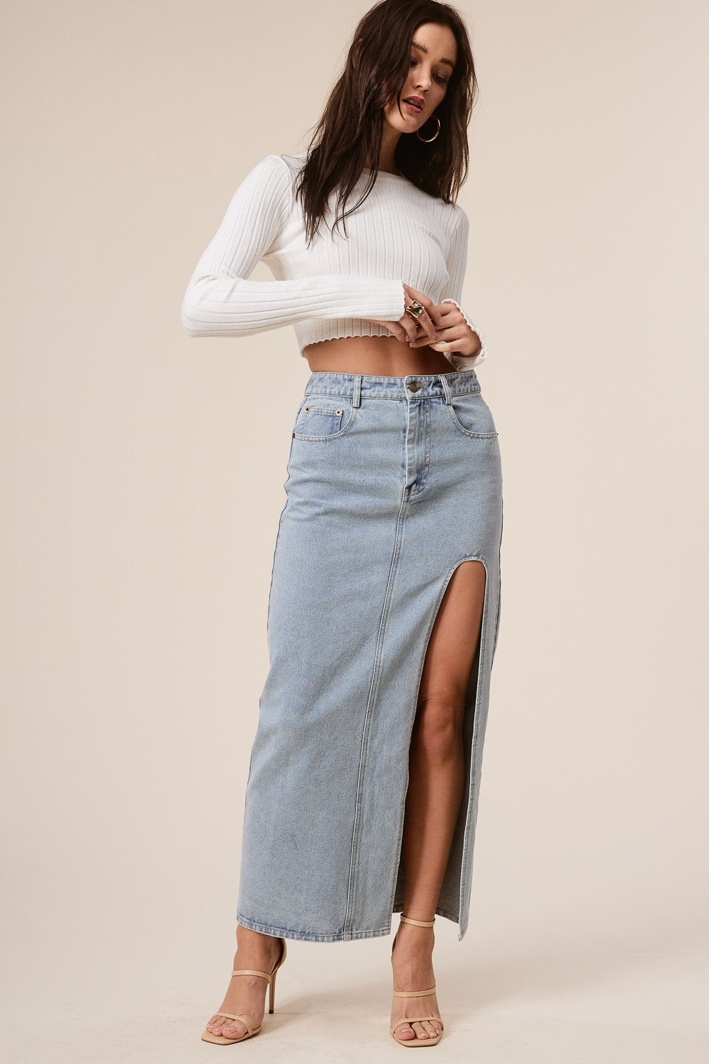 Grace Denim Skirt