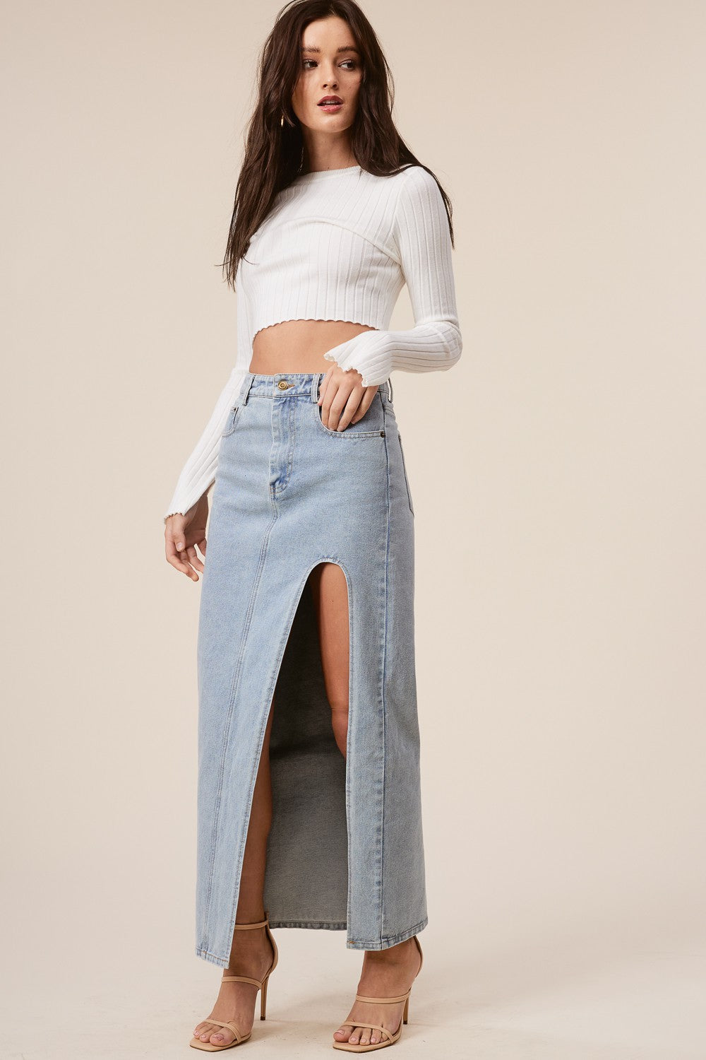 Grace Denim Skirt