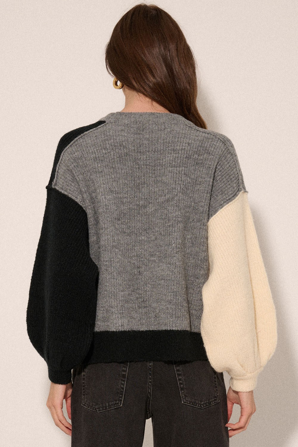 Colder Days Colorblock Sweater