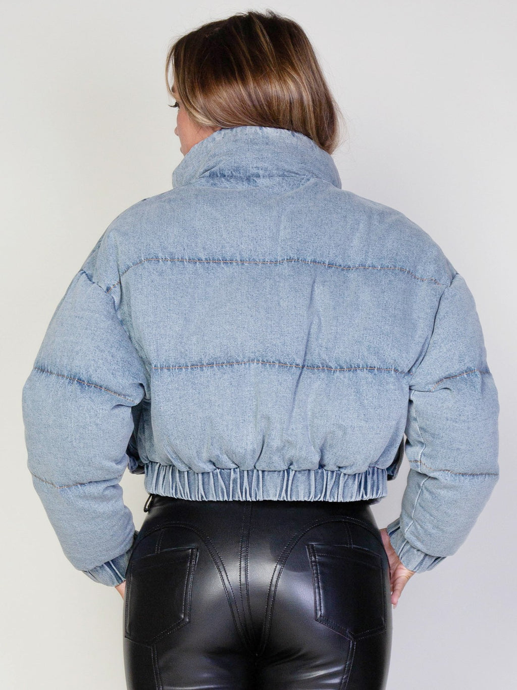 Zeyla Denim Puffer