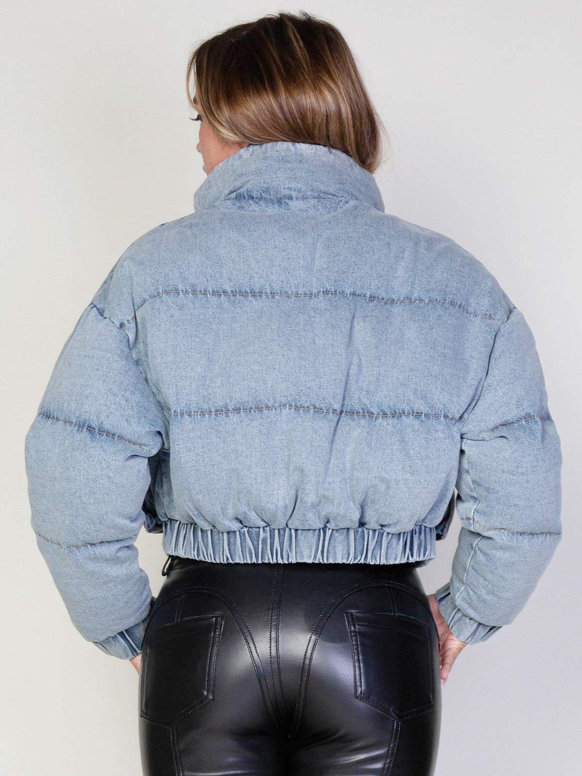 Zeyla Denim Puffer