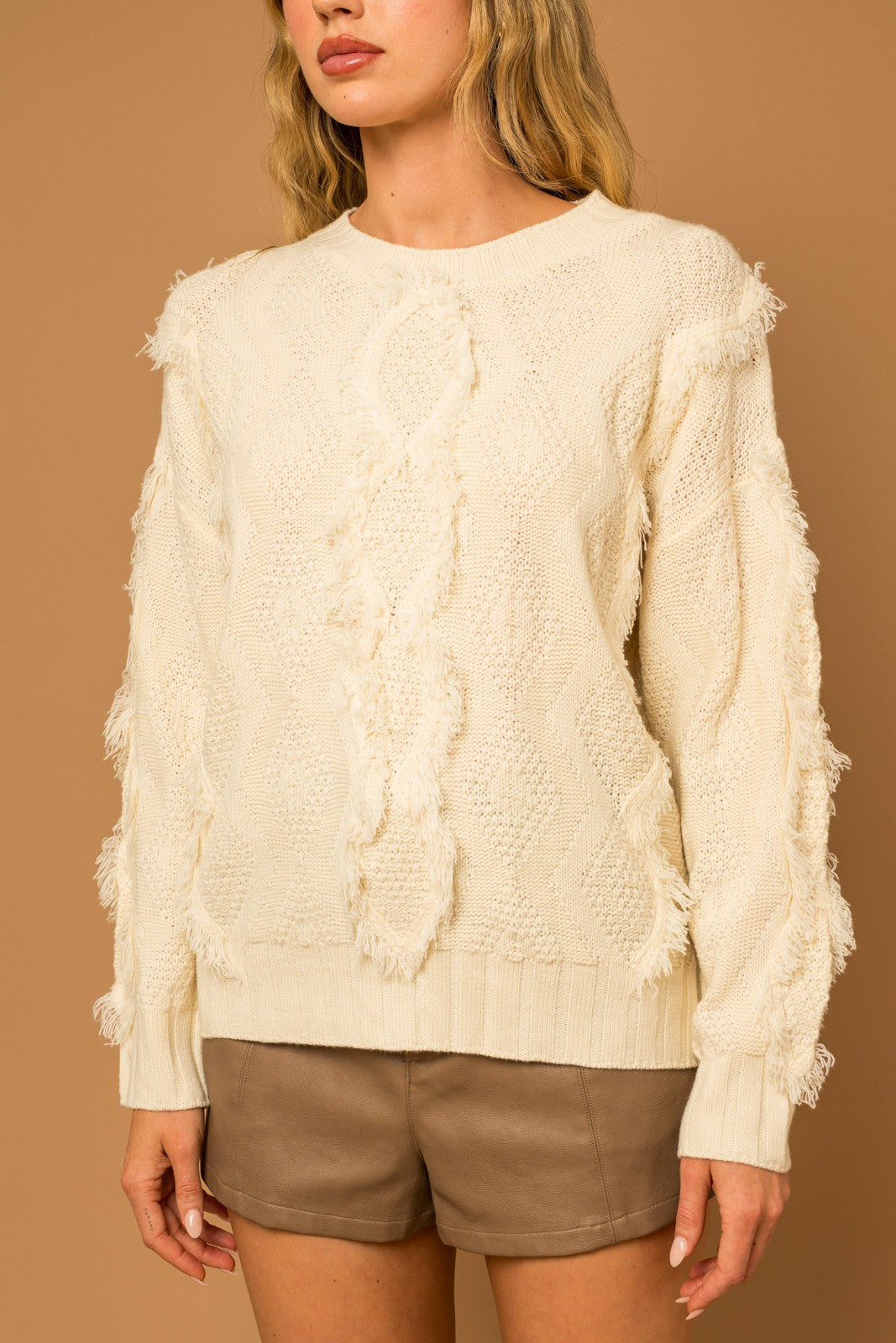 Jackie Fringe Sweater