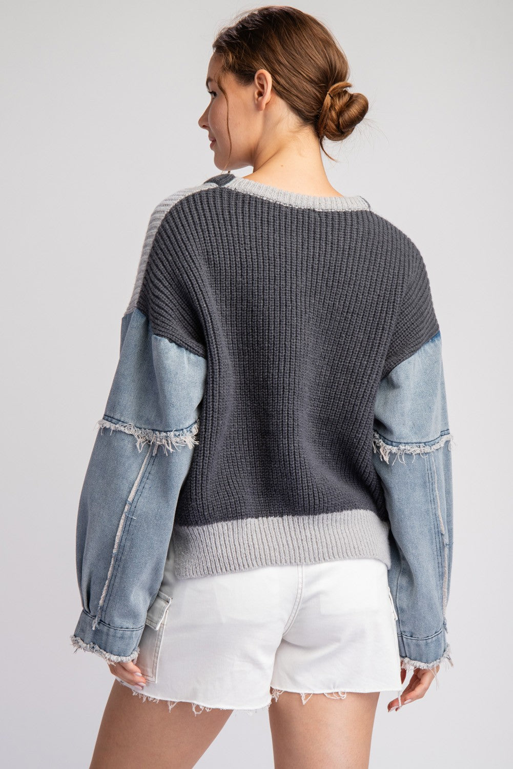 Lynn Denim Sweatshirt