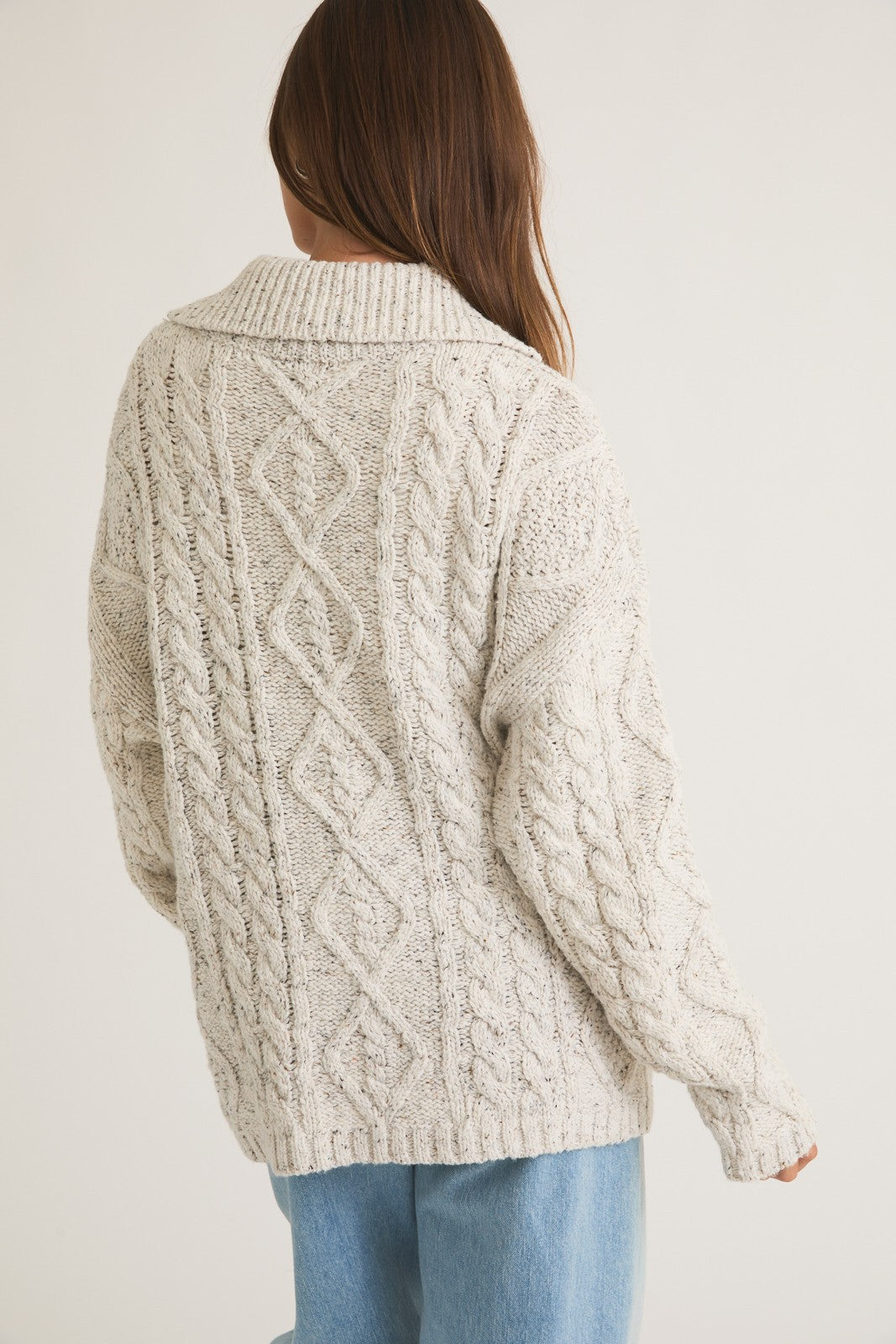 Jenny Cable Knit Cardigan
