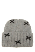 SATIN BOW BEANIE