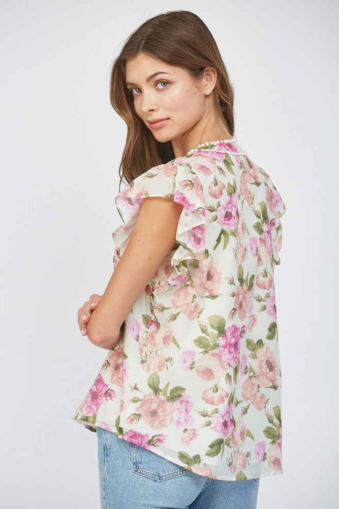Luna Floral Top