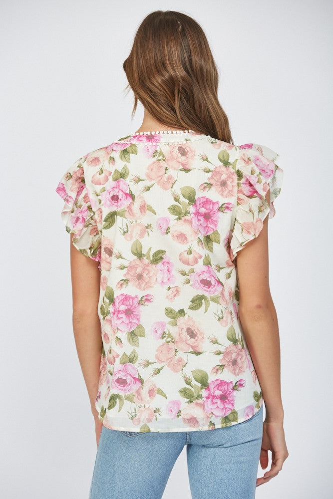 Luna Floral Top