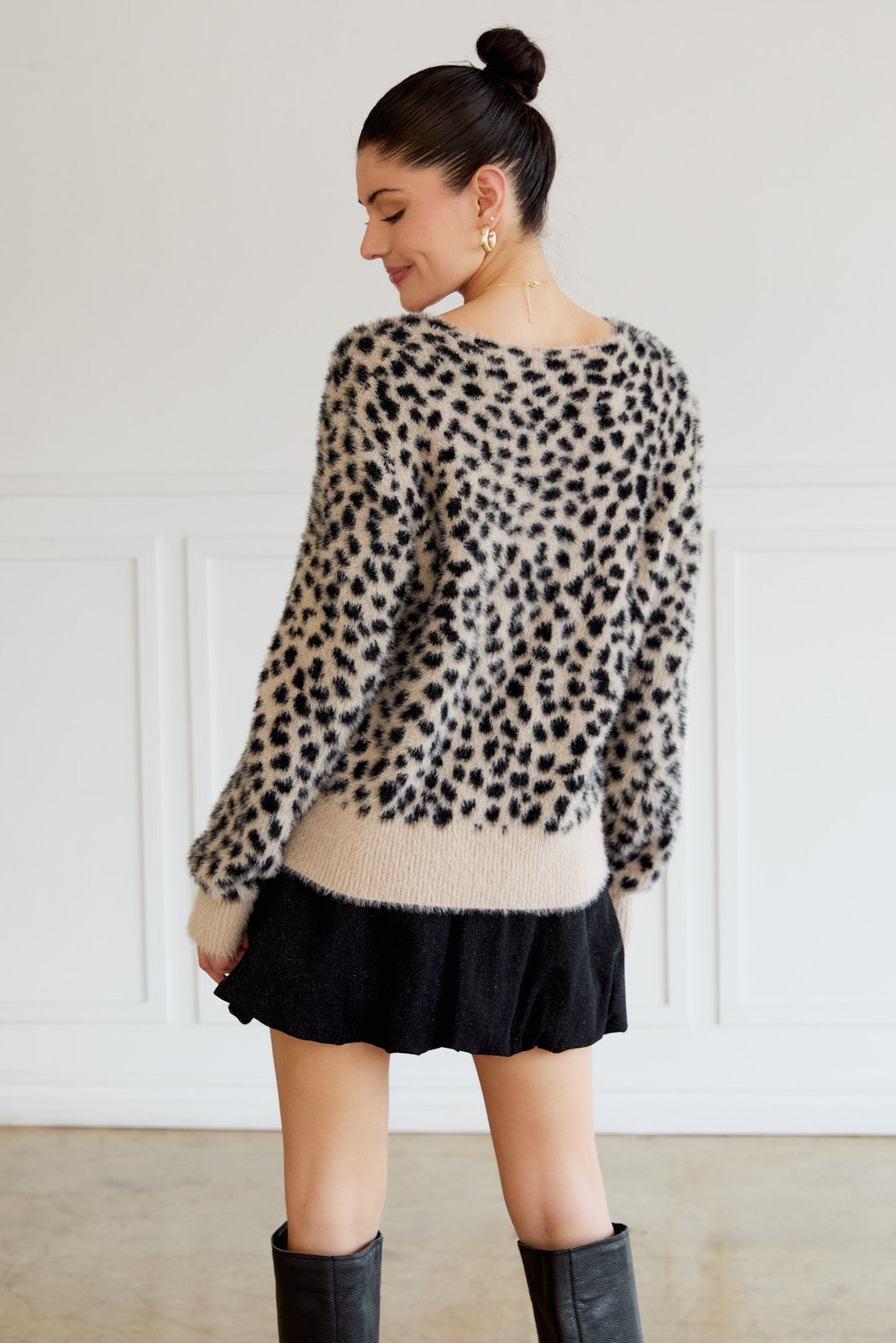 Carla Cheetah Sweater
