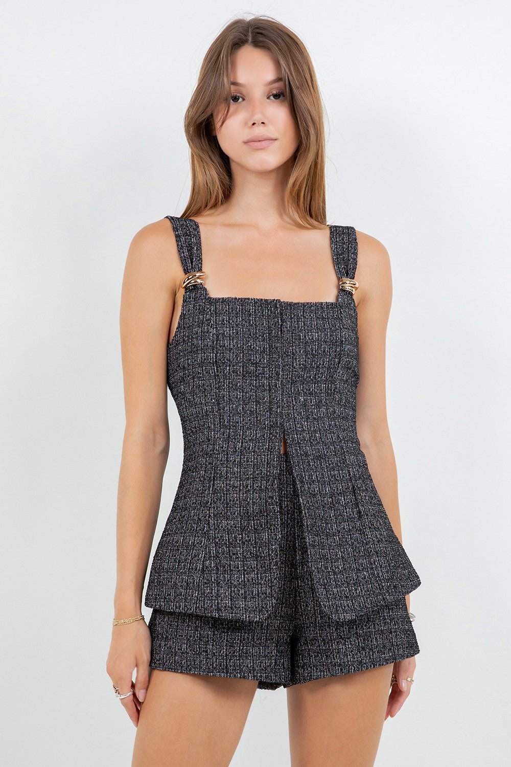Louise Tweed Top