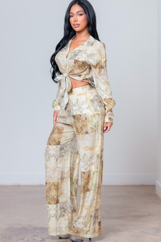 Jacquard Pant