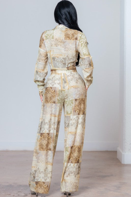 Jacquard Pant