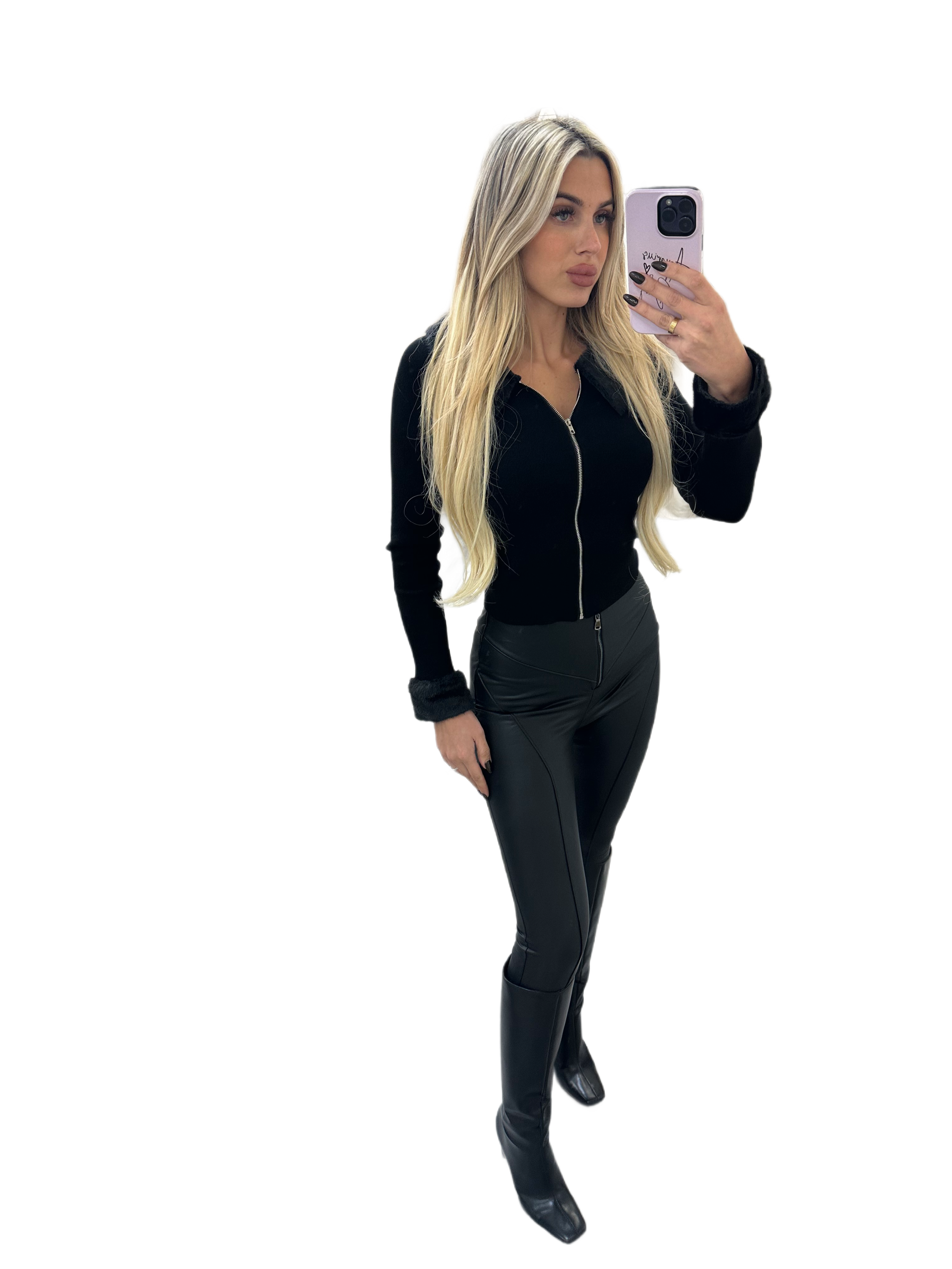 Justine Leather Pant