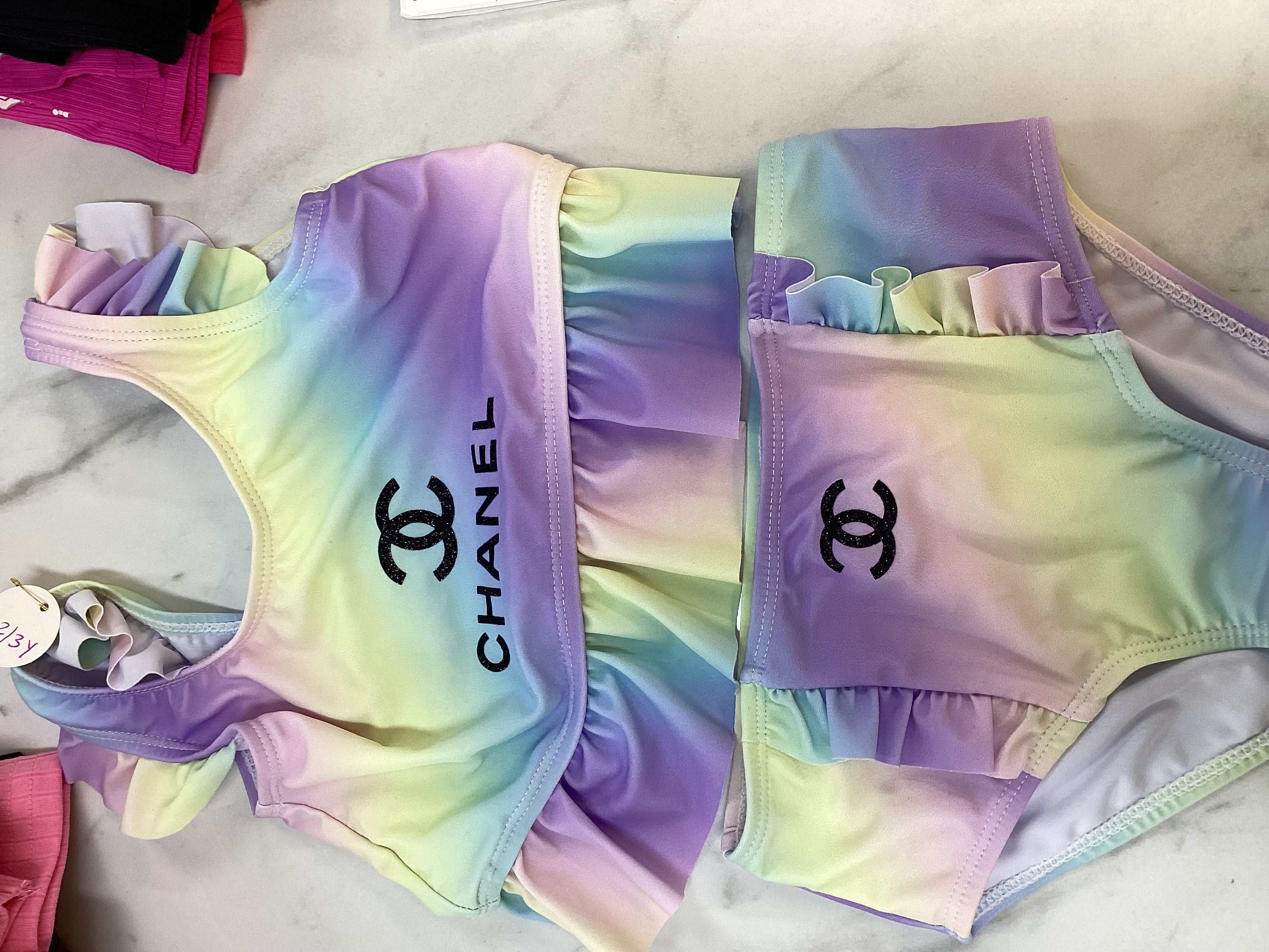 CC tie dye swim