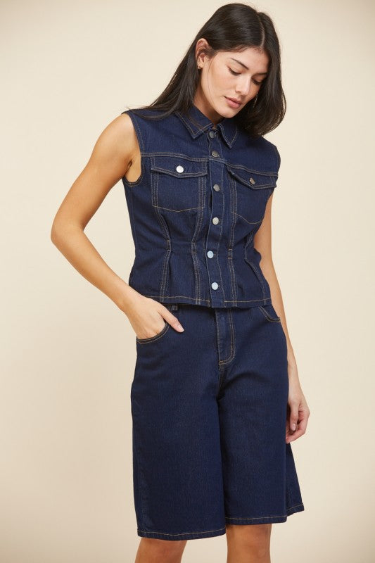 Hannah Denim Vest