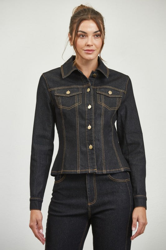 Doreen Denim Top