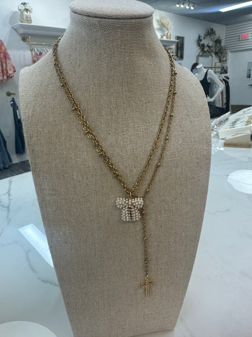Bow Necklace